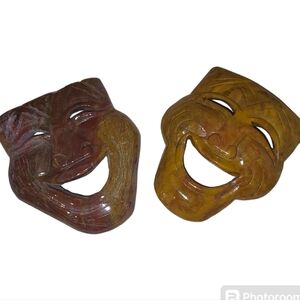 2 Ocean Jasper Carve Face Masks